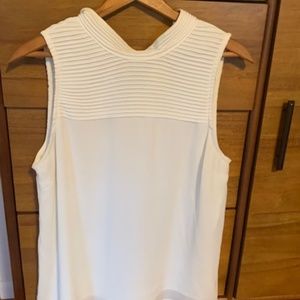 White Sleeveless Tank top